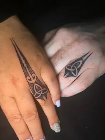 Wedding Ring Tattoo Ideas for Couples