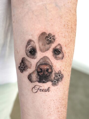 Dog Memorial Tattoos