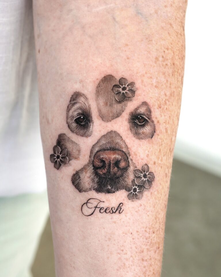 Dog Memorial Tattoos