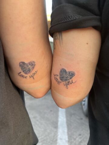 unique mom and daughter tattoos