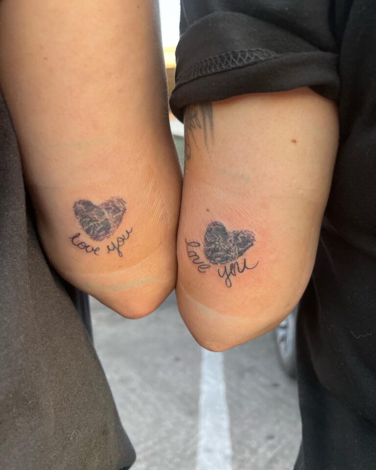 unique mom and daughter tattoos