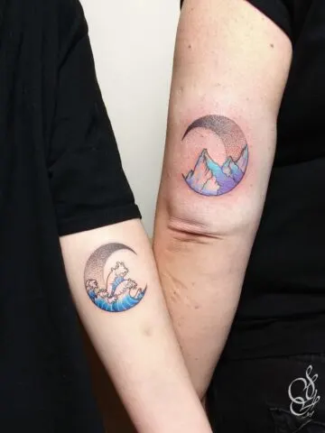 mom and daughter tattoos