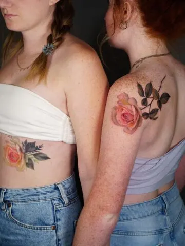sister tattoos for 2