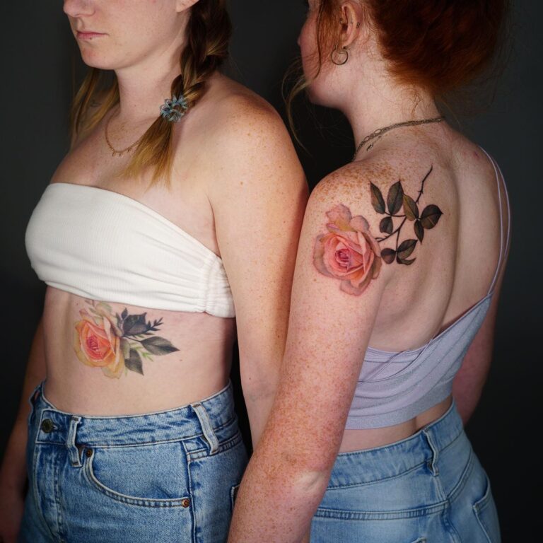 sister tattoos for 2