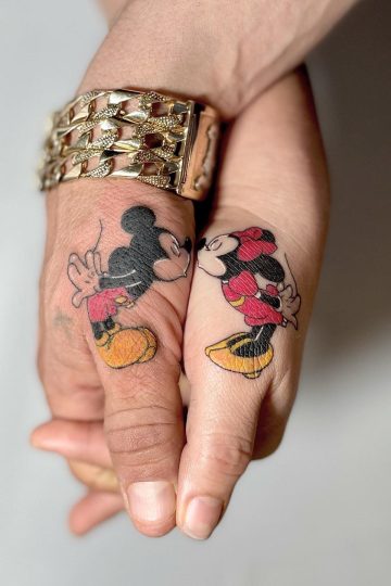 Disney Couple Tattoo Ideas