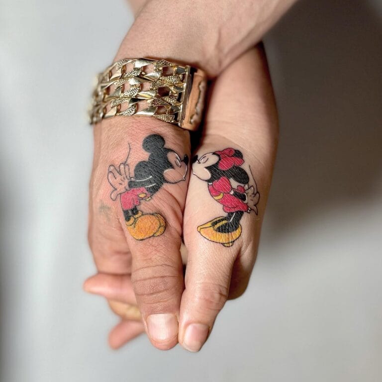 Disney Couple Tattoo Ideas