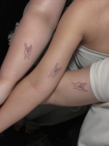 trio tattoo ideas