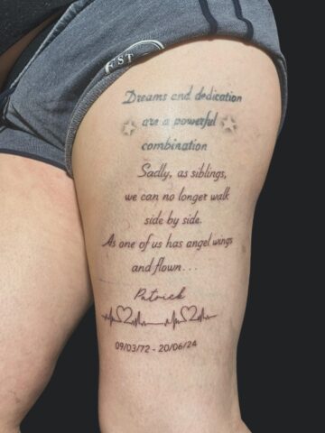 Memorial Quote Tattoos