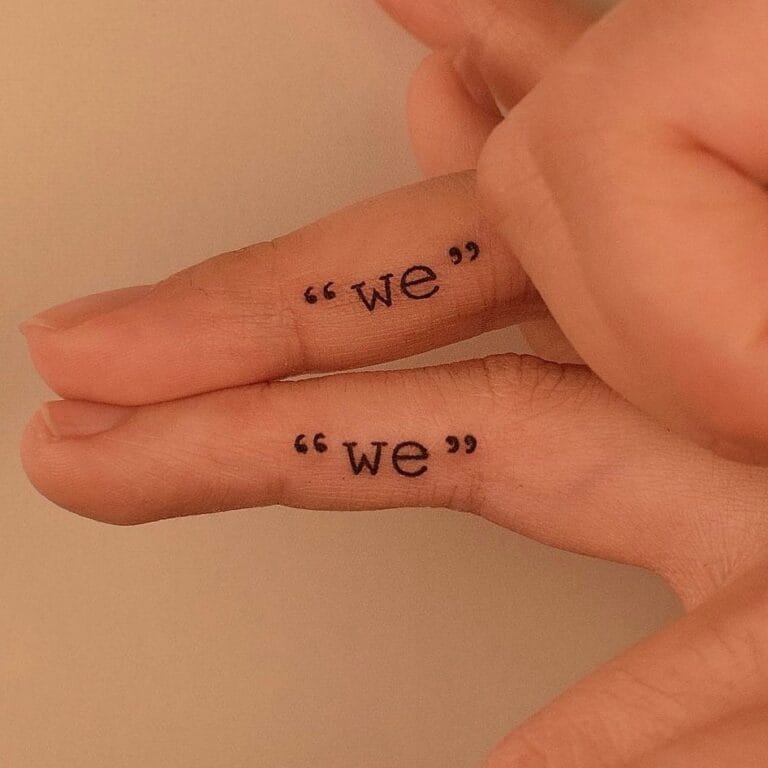 Meaningful Matching Couple Tattoos
