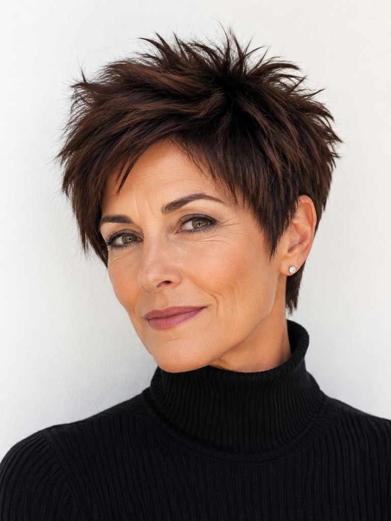 22 Short Spiky Haircuts That Bring Older Women Real Edge